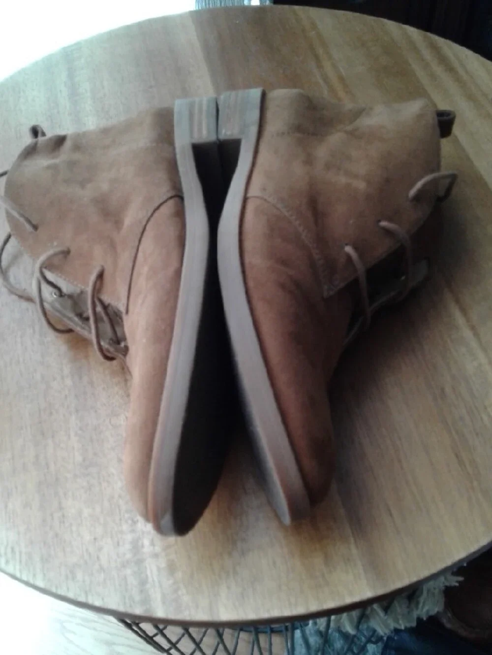 Franco Sarto Men's Brown Suede Chukka Boots